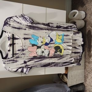 Disney Tie-dye Minnie and Daisy Duck Tunic, Torrid Size 00